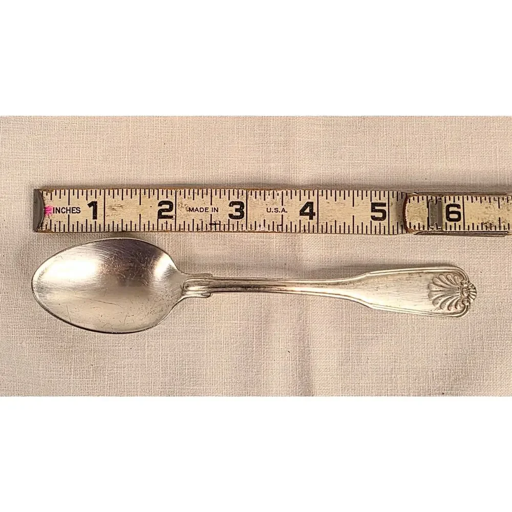 Lot of 8 International Silverplate Spoons 2 Tablespoons 2 Teaspoons Korea